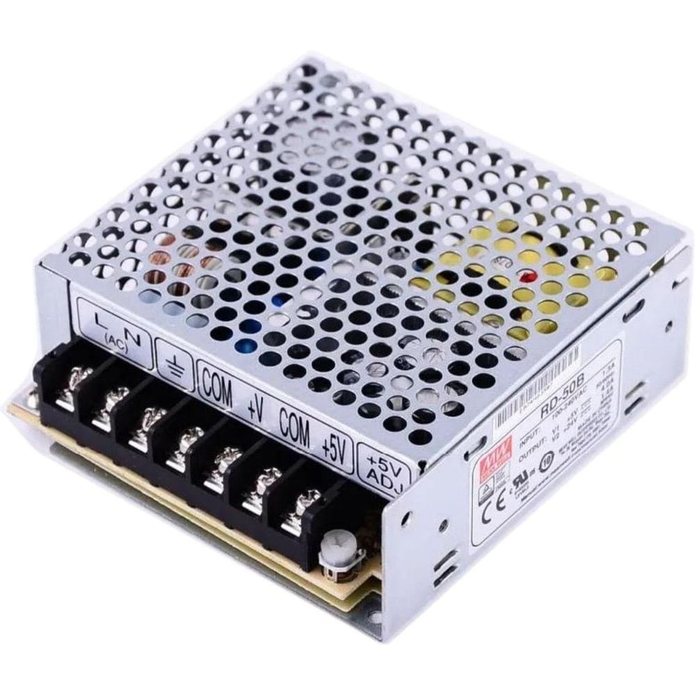 Двухканальный блок питания MEAN WELL RD-50B 50 Вт 5, 24 В 64481
