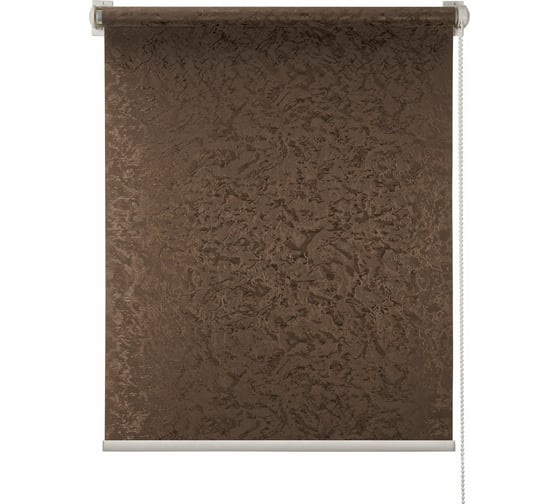 Изображение товара Рулонная штора ПраймДекор Фрост коричневый, 62x170 см 44062132