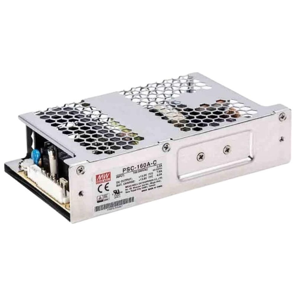 ИБП UPS MEAN WELL PSC-160A-C на шасси для охранных систем 160 Вт 13.8 В, 13.8 В 1369636