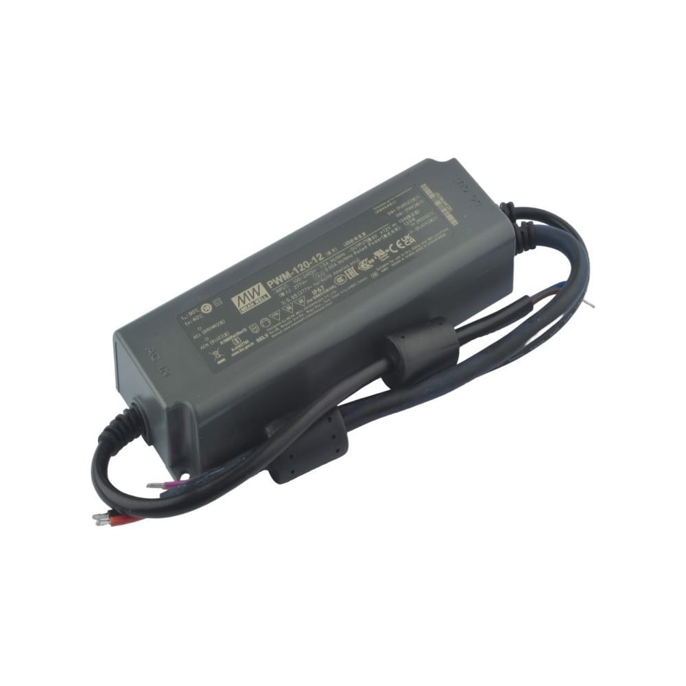 Изображение товара LED-драйвер для светодиодных лент с диммингом MEAN WELL PWM-120-12 120 Вт 12 В 10 А 1458598