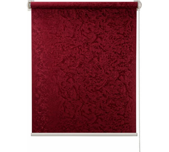 Изображение товара Рулонная штора ПраймДекор Фрост бордовый, 83x170 см 44083032