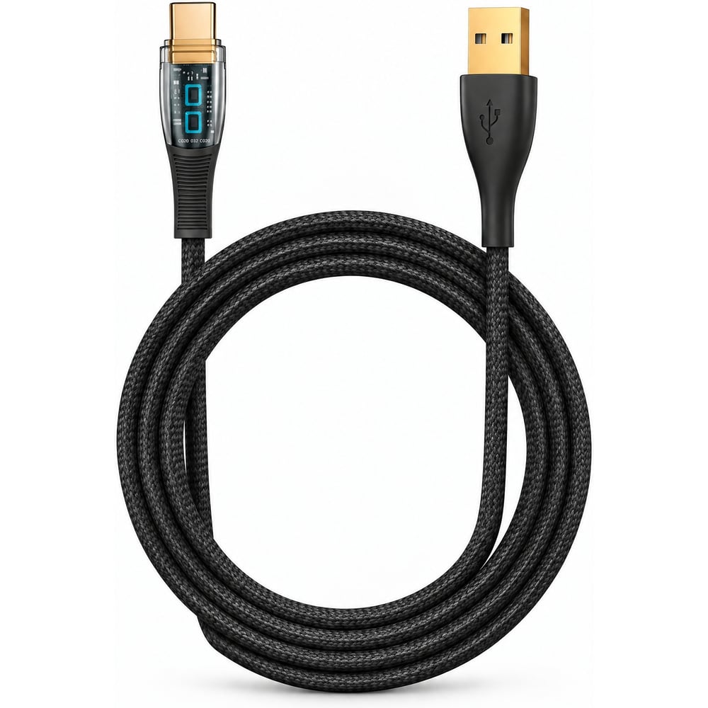Изображение товара Кабель PALMEXX USB-A to USB-C, PD 100W, длина 1.2м, чёрный PX/CBL-AC-12-BLK Изображение товара Кабель PALMEXX USB-A to USB-C, PD 100W, длина 1.2м, чёрный PX/CBL-AC-12-BLK