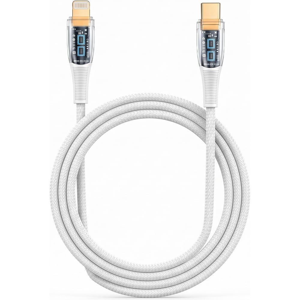 Изображение товара Кабель PALMEXX USB-C to Lightning, PD 30W, длина 2.0м, белый PX/CBL-CL-20-WHT Изображение товара Кабель PALMEXX USB-C to Lightning, PD 30W, длина 2.0м, белый PX/CBL-CL-20-WHT