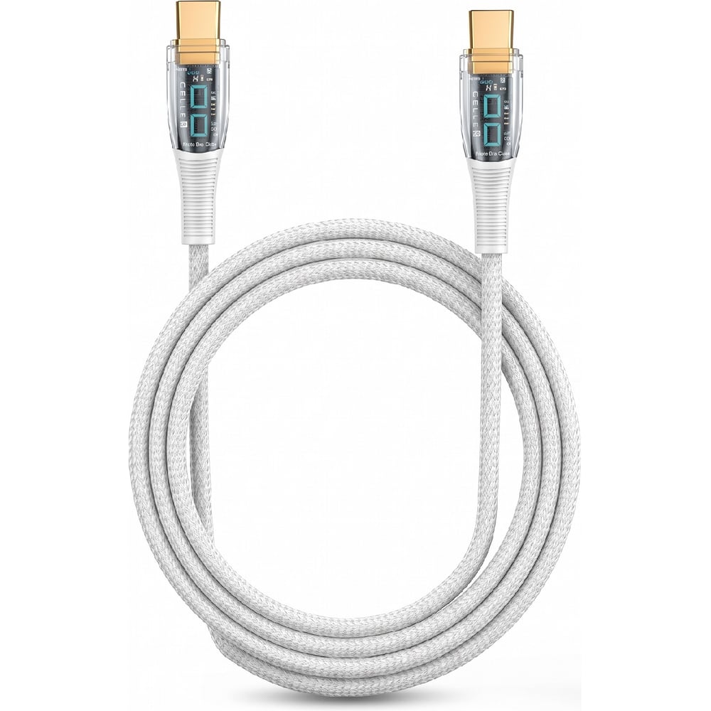 Изображение товара Кабель PALMEXX USB-C to USB-C, PD 100W, длина 2.0м, белый PX/CBL-CC-20-WHT Изображение товара Кабель PALMEXX USB-C to USB-C, PD 100W, длина 2.0м, белый PX/CBL-CC-20-WHT