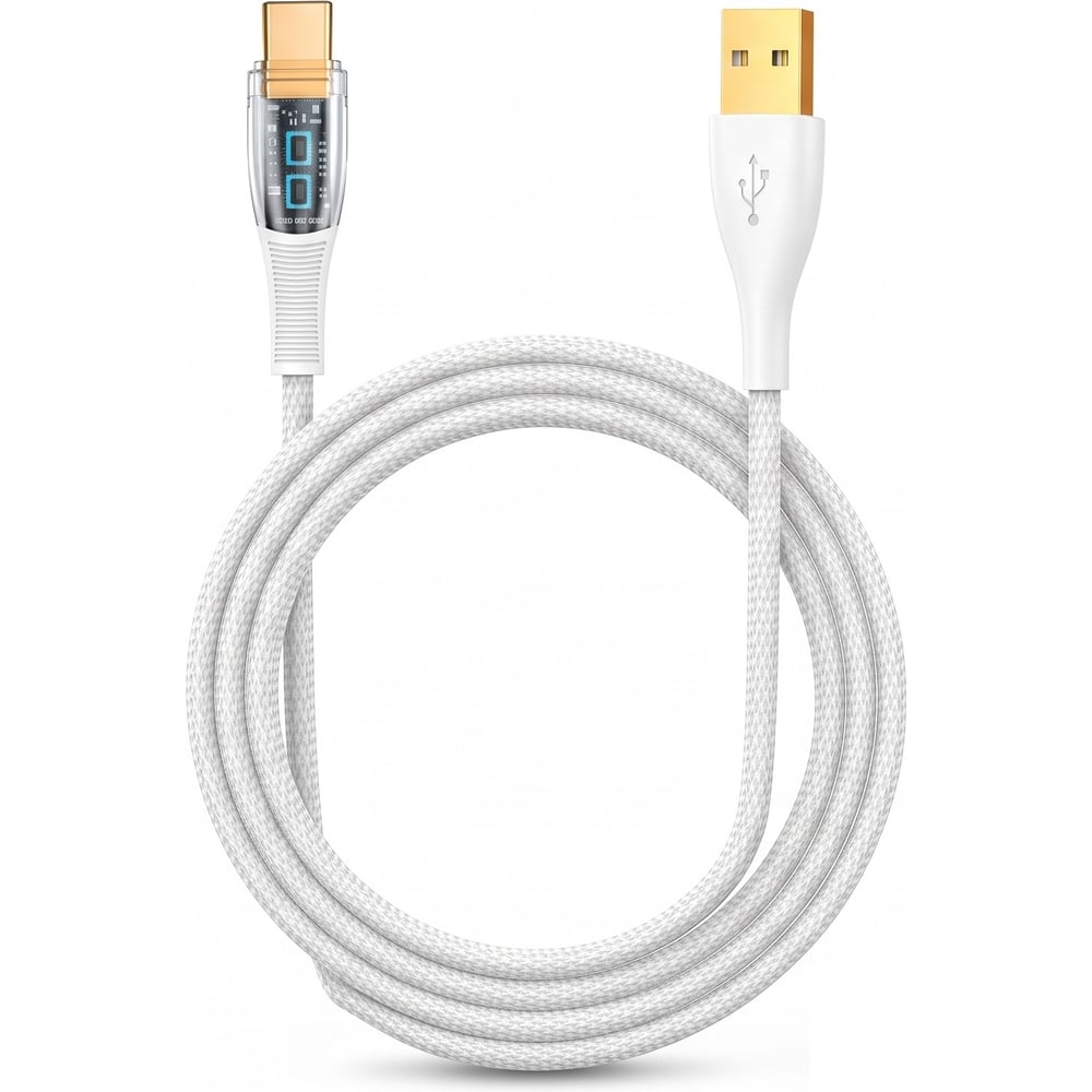 Изображение товара Кабель PALMEXX USB-A to USB-C, PD 100W, длина 1.2м, белый PX/CBL-AC-12-WHT Изображение товара Кабель PALMEXX USB-A to USB-C, PD 100W, длина 1.2м, белый PX/CBL-AC-12-WHT
