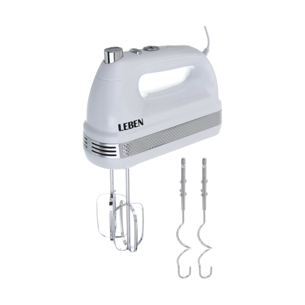 Миксер электрический LEBEN 800 Вт, 5 скоростей + режим TURBO 269-066