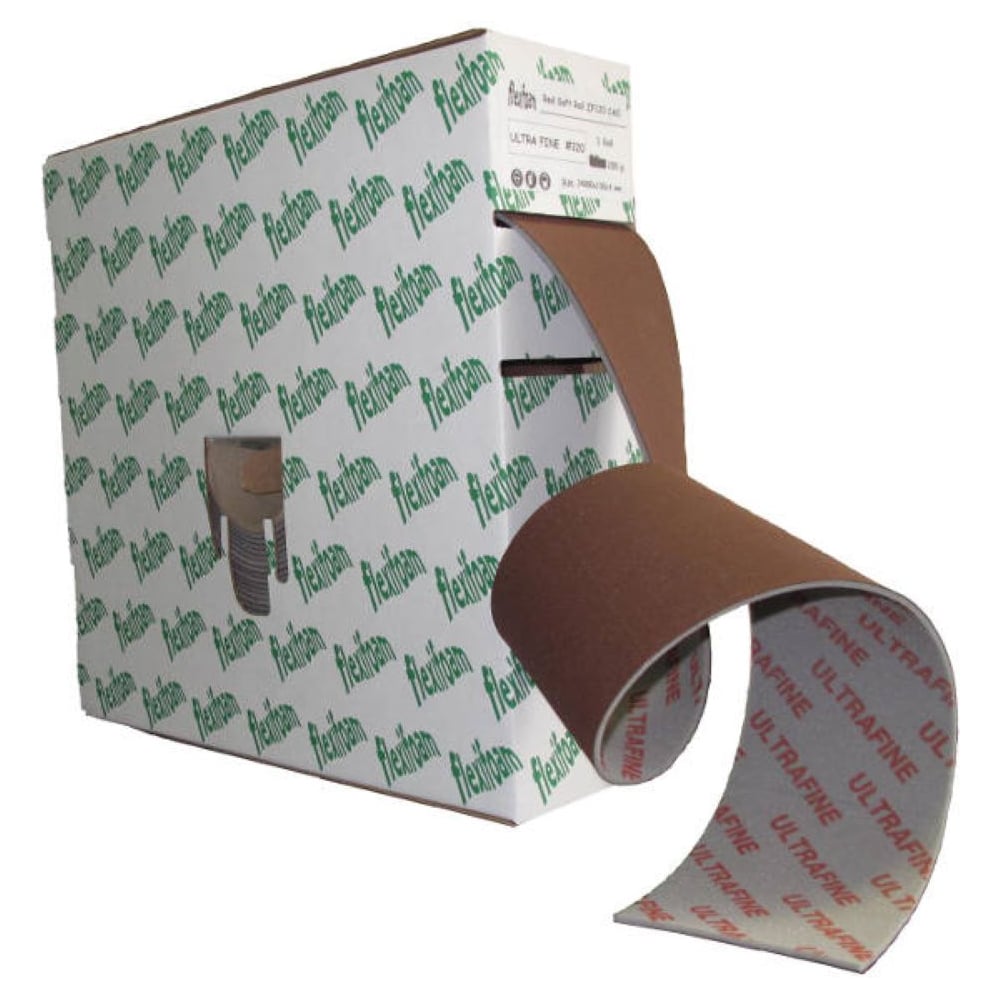 Губка шлифовальная Flexifoam Soft Roll ZF120 24000х100х3 mm AO #280 - microfine 702ZF20B0006FA280