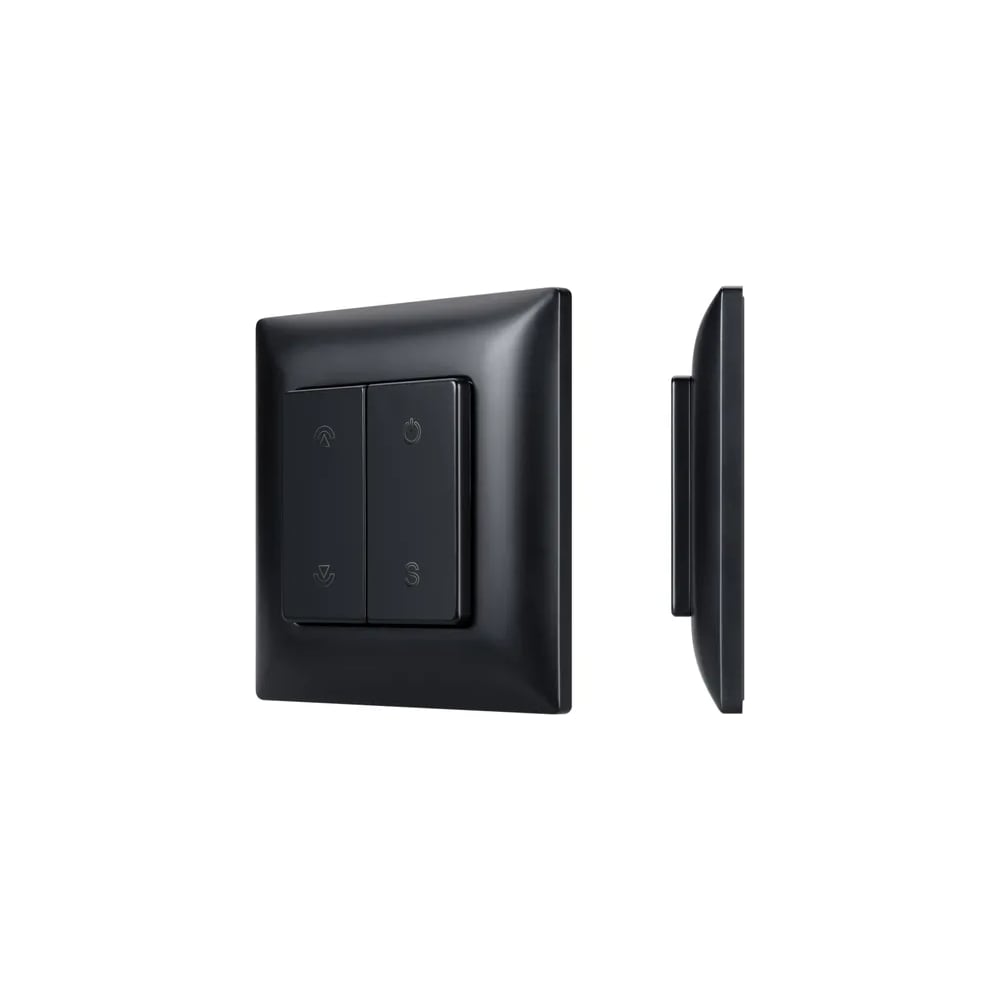 Кнопочная панель INTELLIGENT ARLIGHT SMART-RF-801-22-1G-DIM-SUF Black IARL, IP20 Пластик 1шт 059068