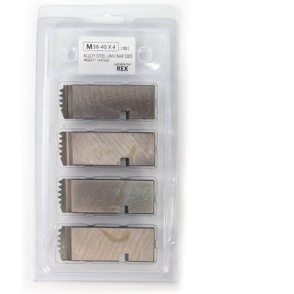 Гребенки резьбонарезные метрические REDLI M36-40x4, 9Crsi (профиль 27x10мм) RX-220065