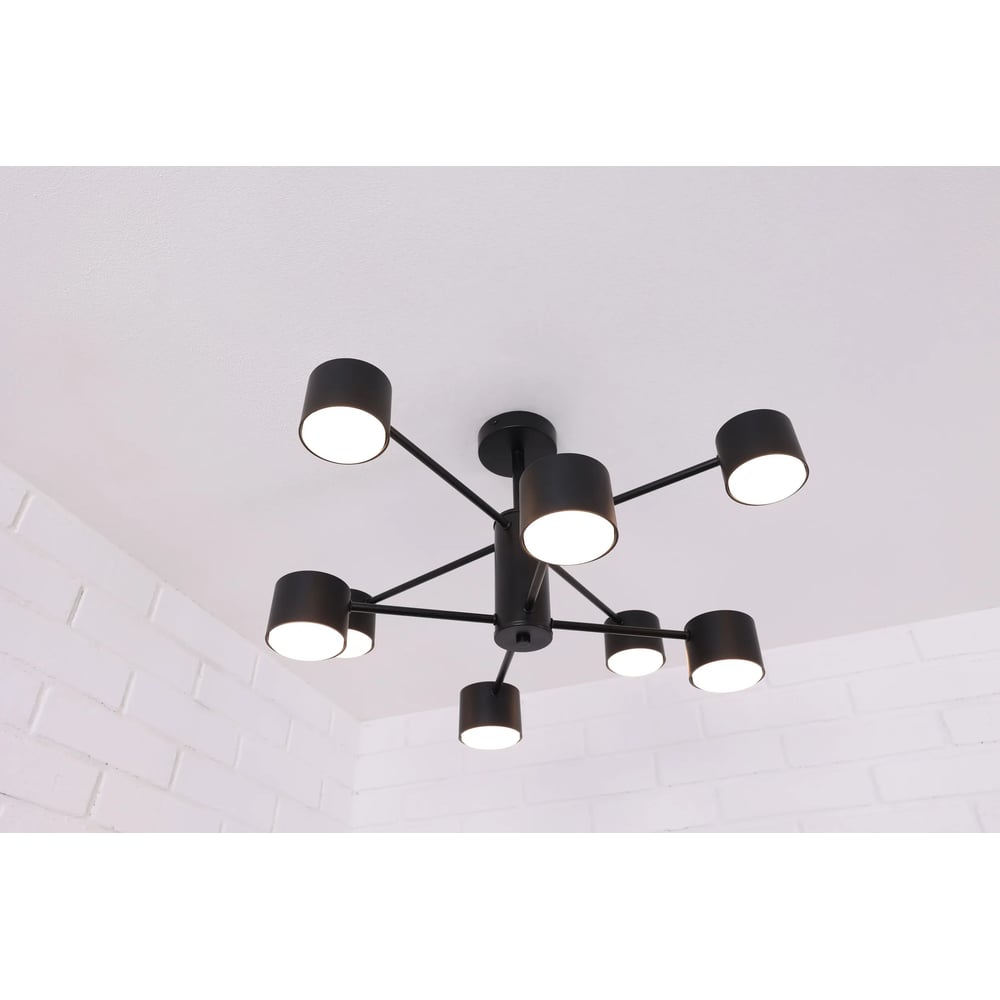 Изображение товара Люстра Schaffner 8xGX53/9W (65*65*30) Elsitio 4840-8 BK