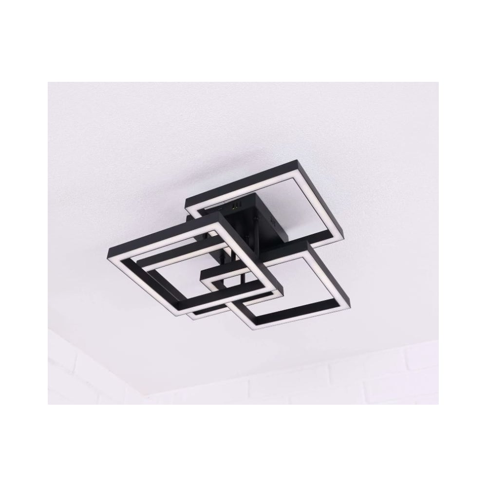 Люстра Schaffner Vita 4810-4 BK, LED 75W (41*41*15) IR Vita 4810-4 BK IR