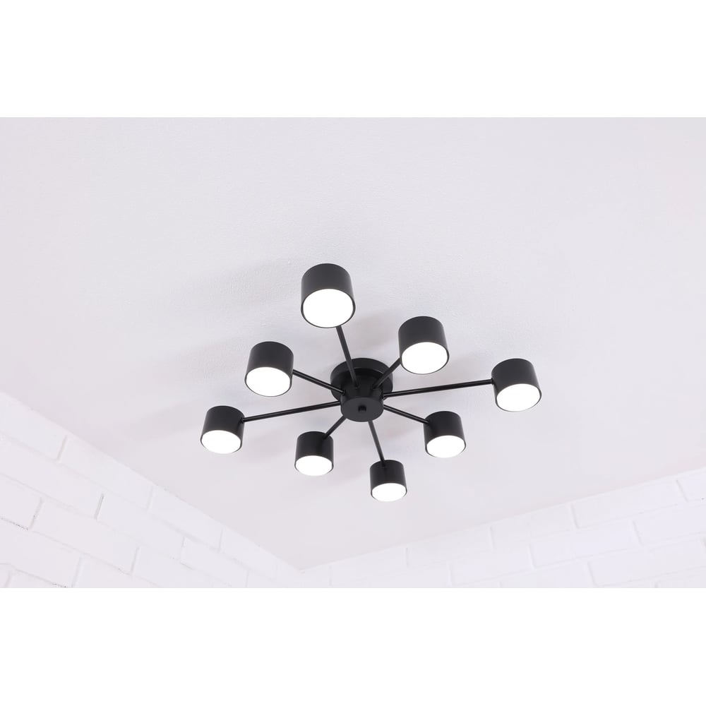 Изображение товара Люстра Schaffner 8xGX53/9W (65*65*13,5) Sedia 4835-8 BK