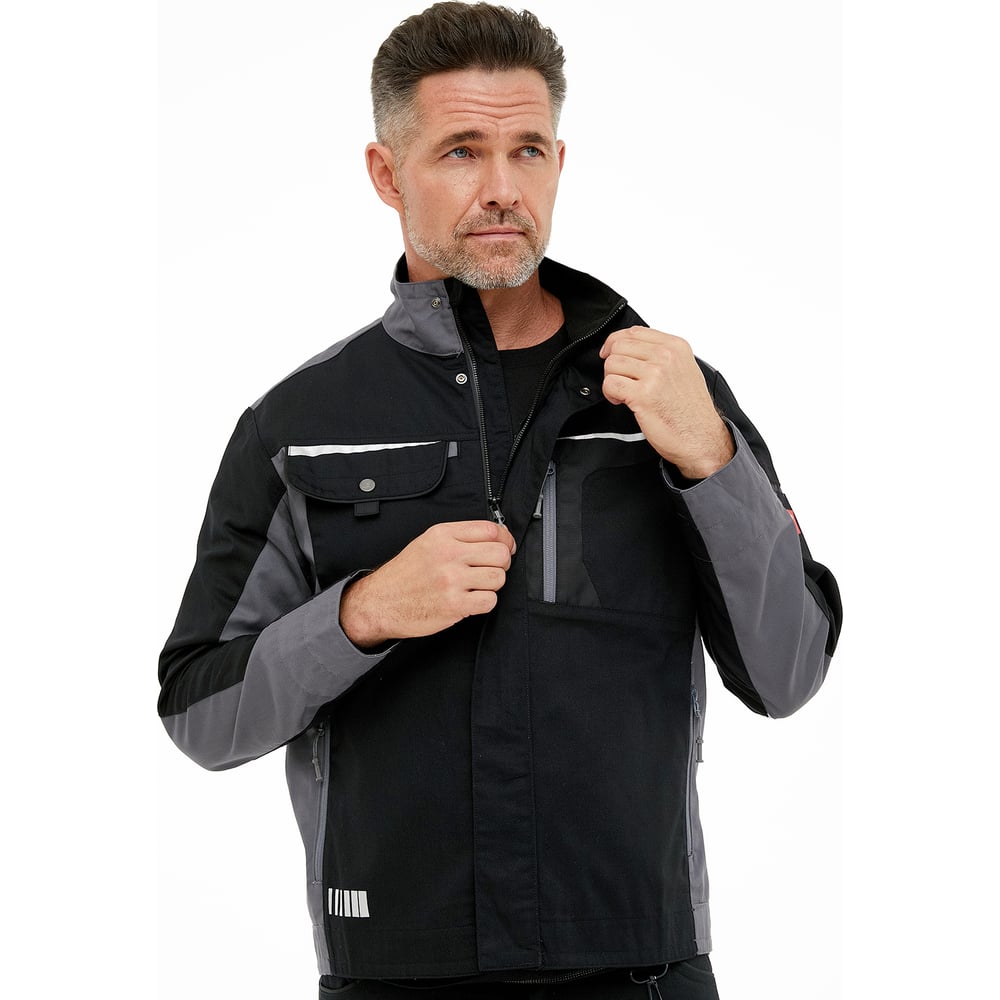 Куртка мужская TRUD TECHNO 2602, черный/серый, 2XL (52/54) 4650581539831 01.216084/2XL