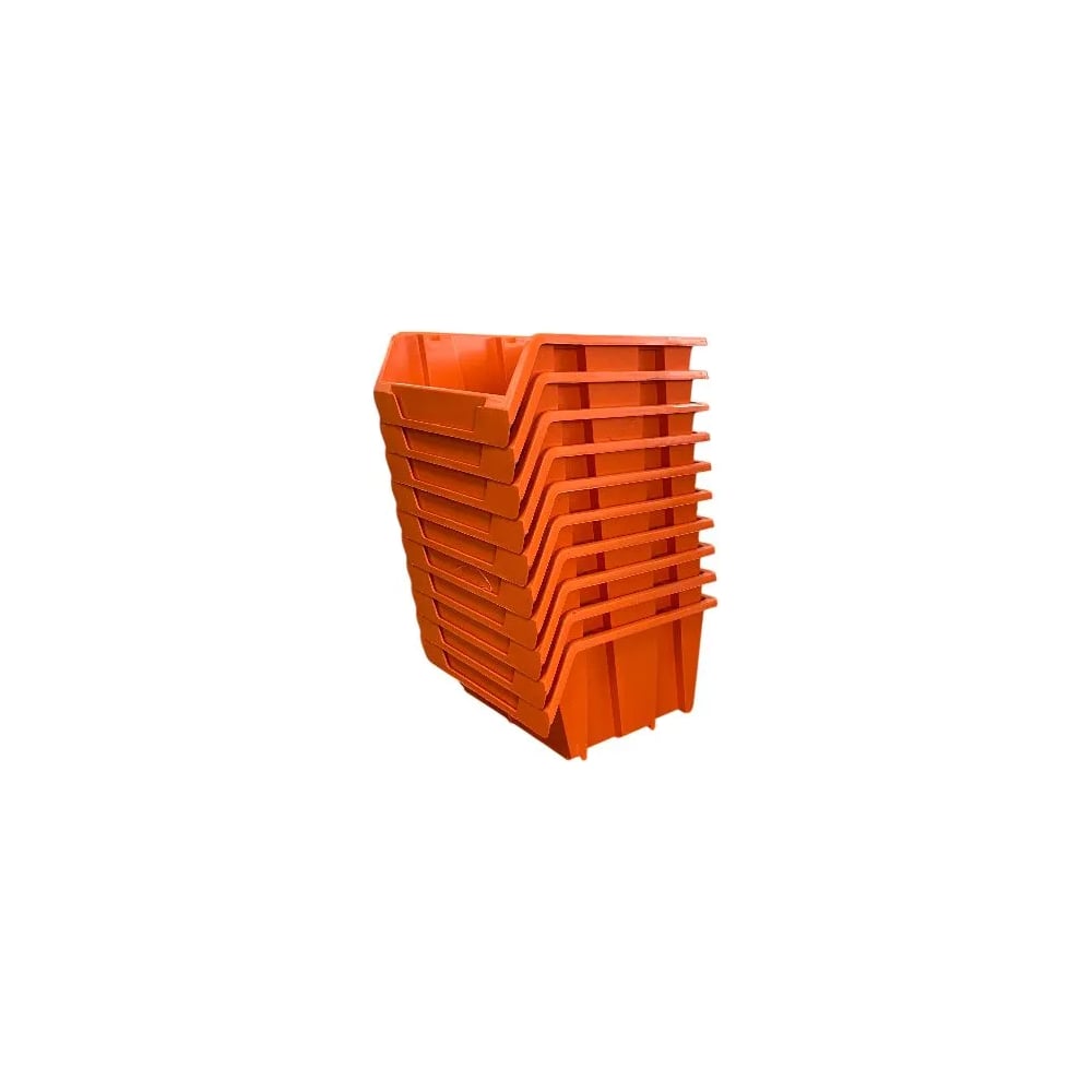 Лоток для метизов Jettools №2 150х150х85 мм, 10 шт, оранжевый ЛО-5-150 наб10