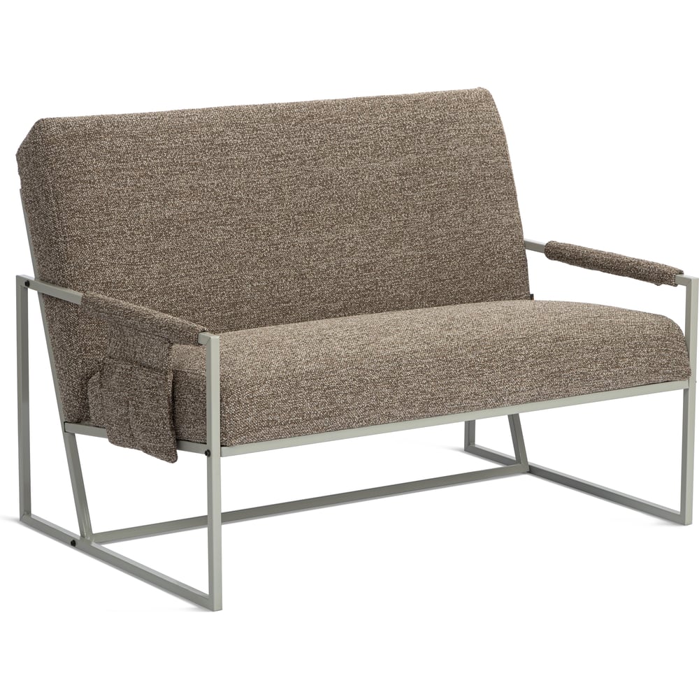 Диван Tetchair Чарли Люкс/Charli Lux металл капучино, букле, коричневый 25843