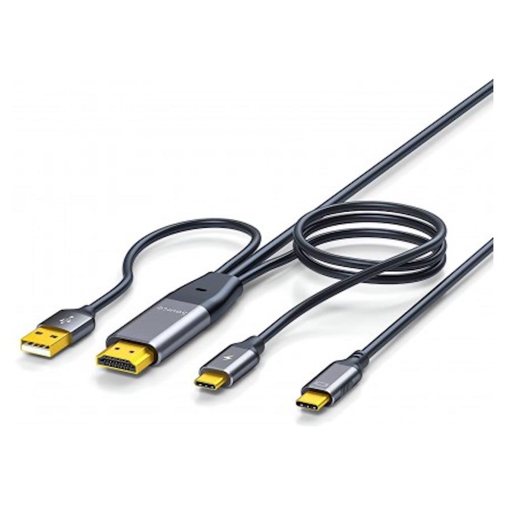 Кабель KS-is 4K HDMI в USB Type C 2м KS-877H-2