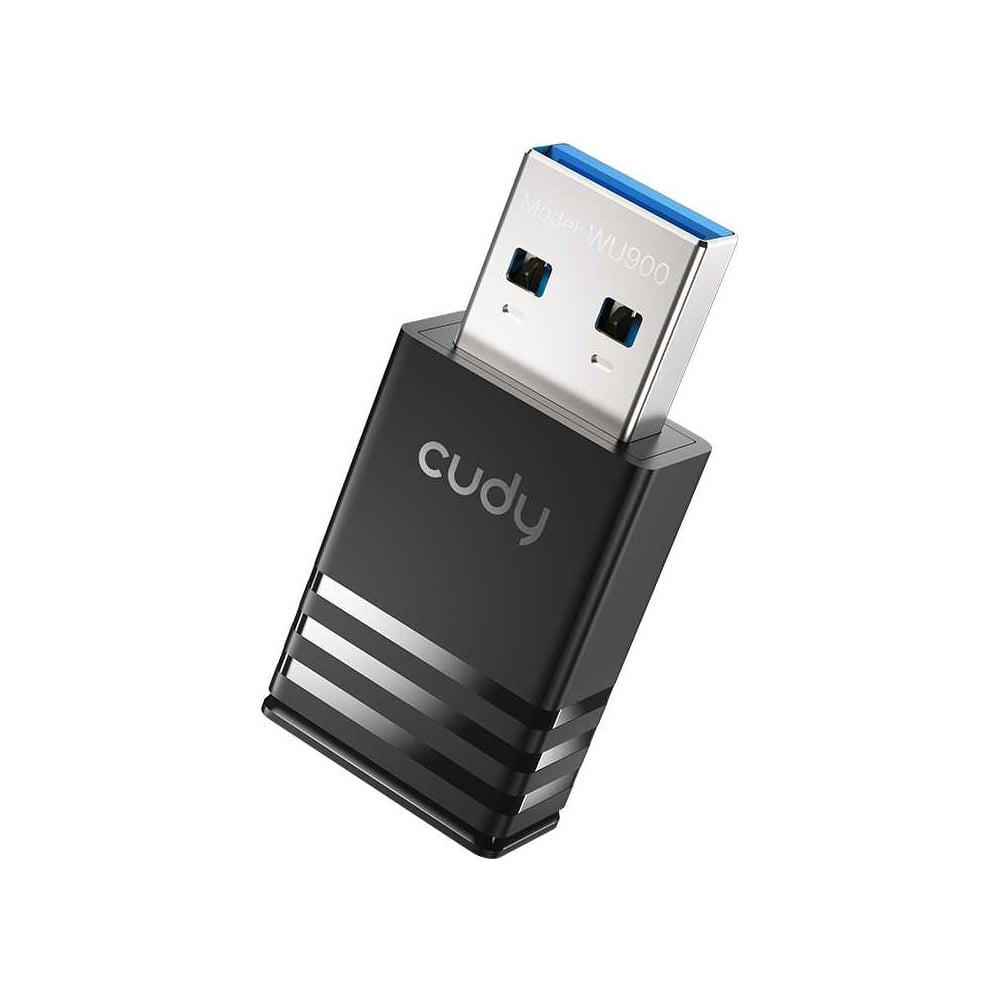 Двухдиапазонный USB-адаптер Cudy WU900 1.0 Wi-Fi 6 AX900, 2,4/5 ГГц, до 800 Мбит/с, USB 2.0 10000152752
