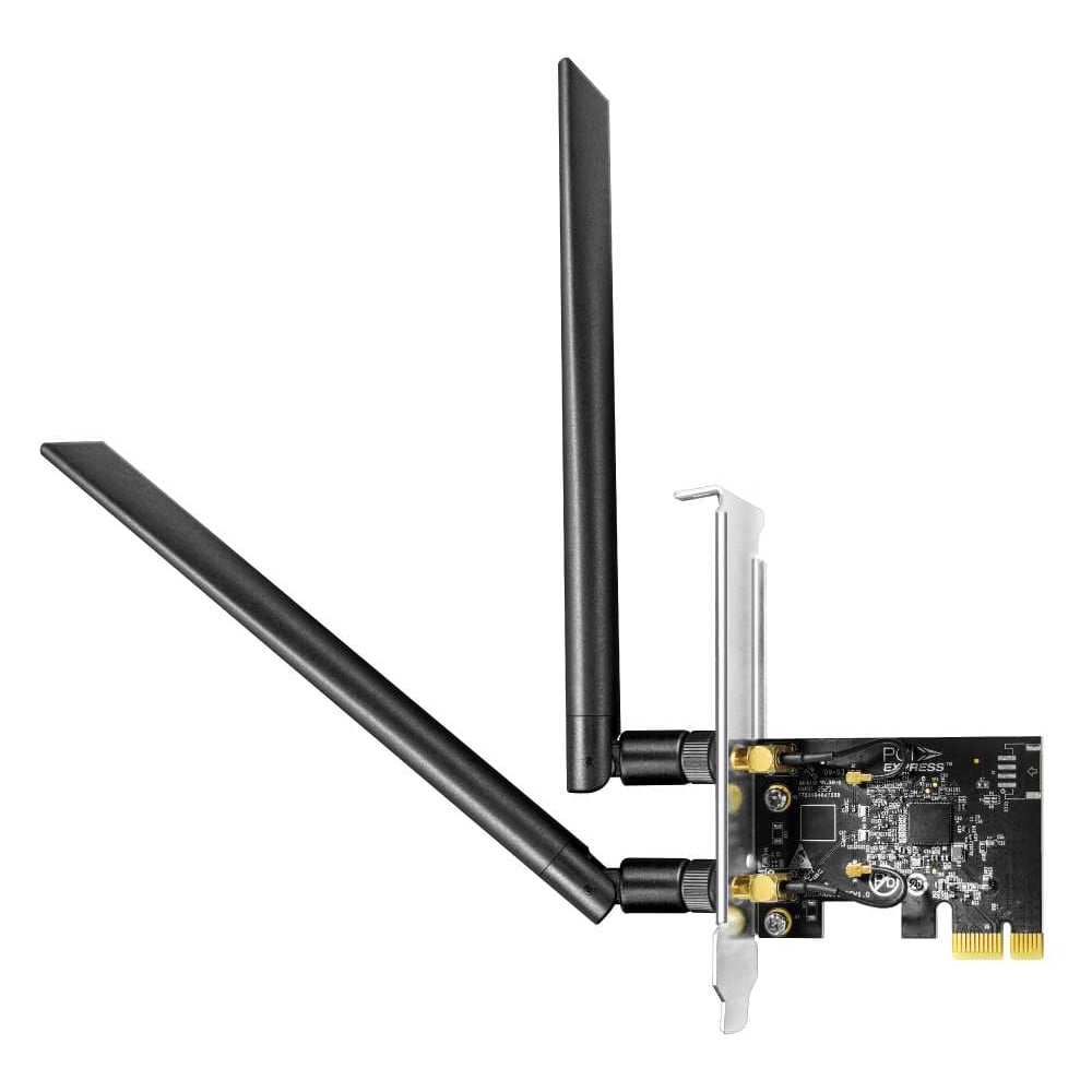 Двухдиапазонный адаптер Cudy WE1300 1.0 PCI-E с поддержкой Wi-Fi AC1300 10000152922