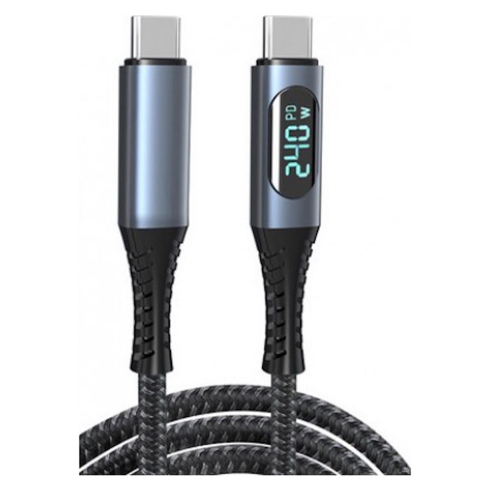 Изображение товара Кабель KS-is USB4 240Вт (KS-715) KS-715B-1.2 Изображение товара Кабель KS-is USB4 240Вт (KS-715) KS-715B-1.2