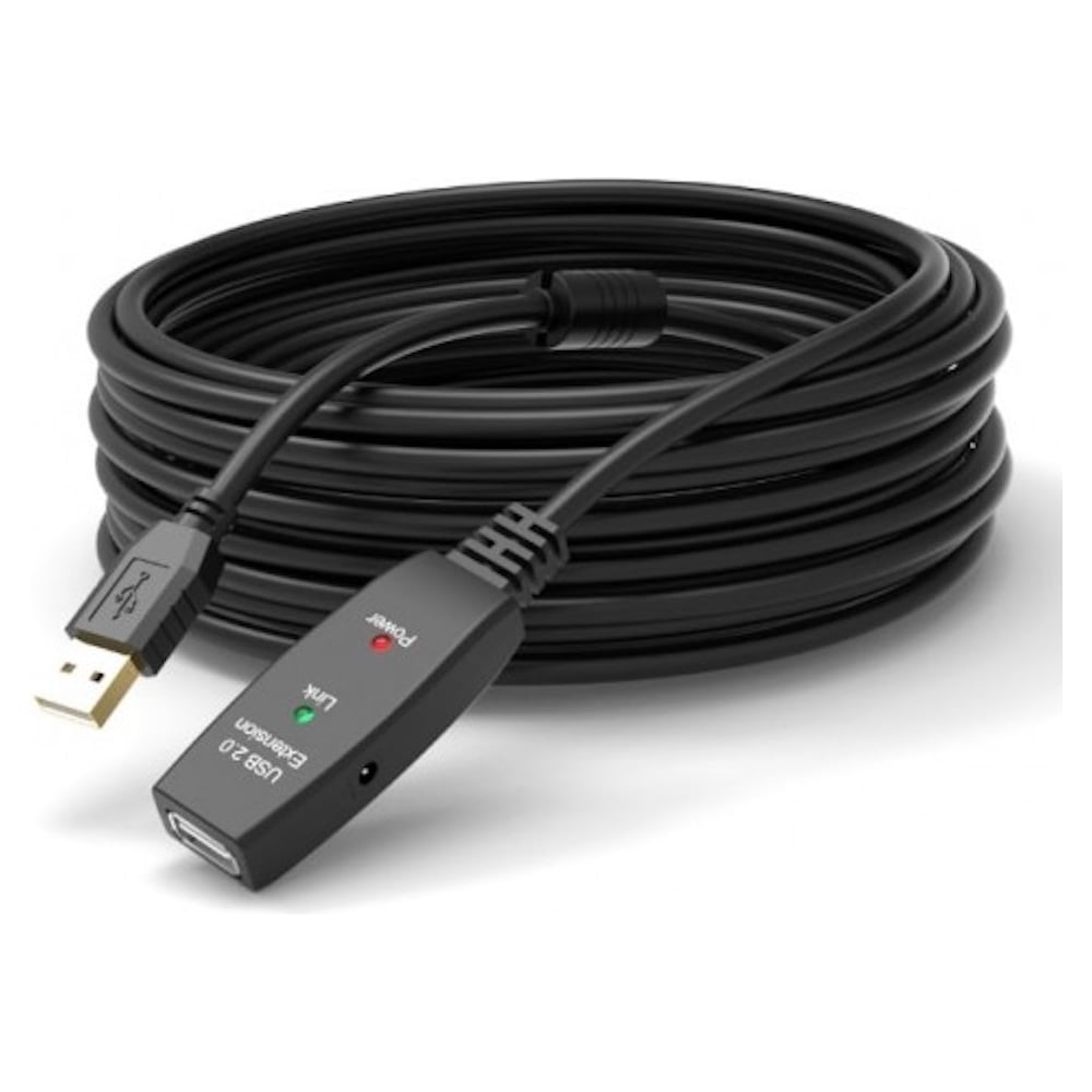 Кабель удлинитель активный KS-is USB 2.0 A M A F (KS-866) KS-866-10