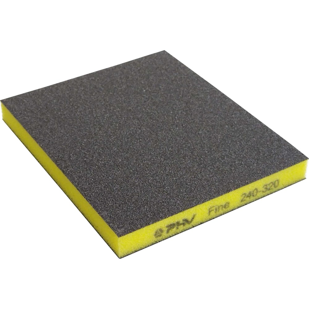 Губка абразивная двусторонняя AUTOP Professional AUTOP 92/02 Fine, 120х100х12 мм, желтая ATP-AM92/02-F/YE