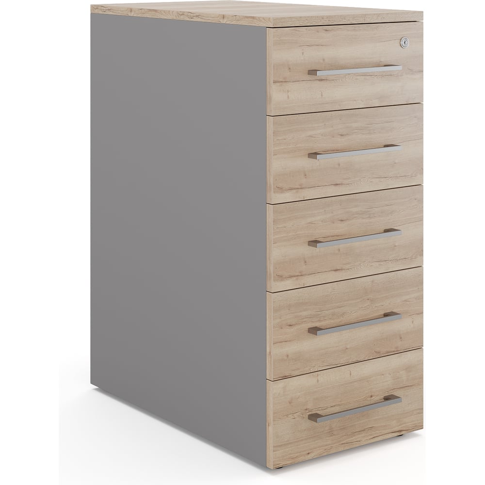 Изображение товара Тумба приставная Kobor TS5-40/50 aluminum/natural 220726