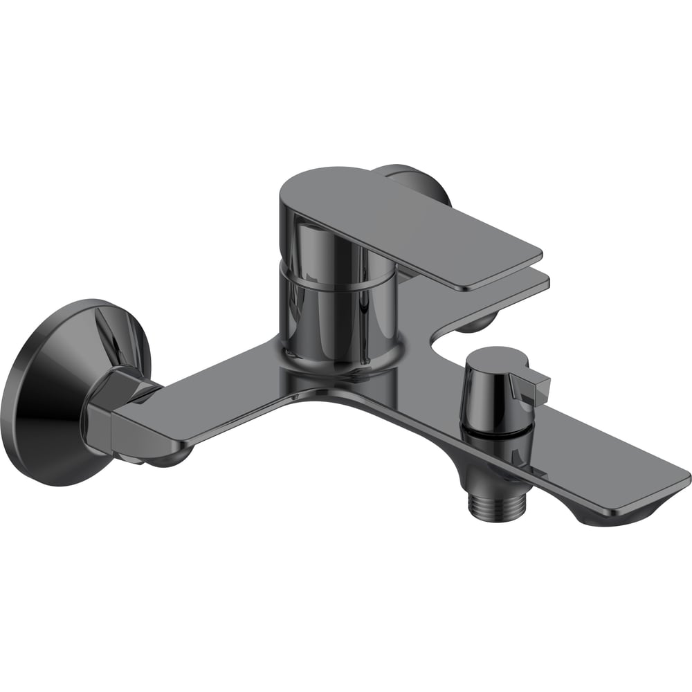 Изображение товара Смеситель для ванны VODA Нева/Neva Gun Metal, с аксессуарами, графит, NV54AGM