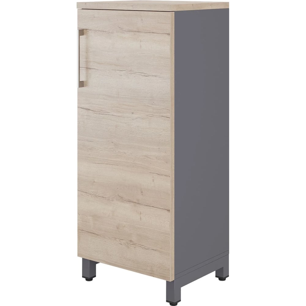 Изображение товара Шкаф распашной Kobor HR/3-45/40/M graphite/natural 220935 Изображение товара Шкаф распашной Kobor HR/3-45/40/M graphite/natural 220935