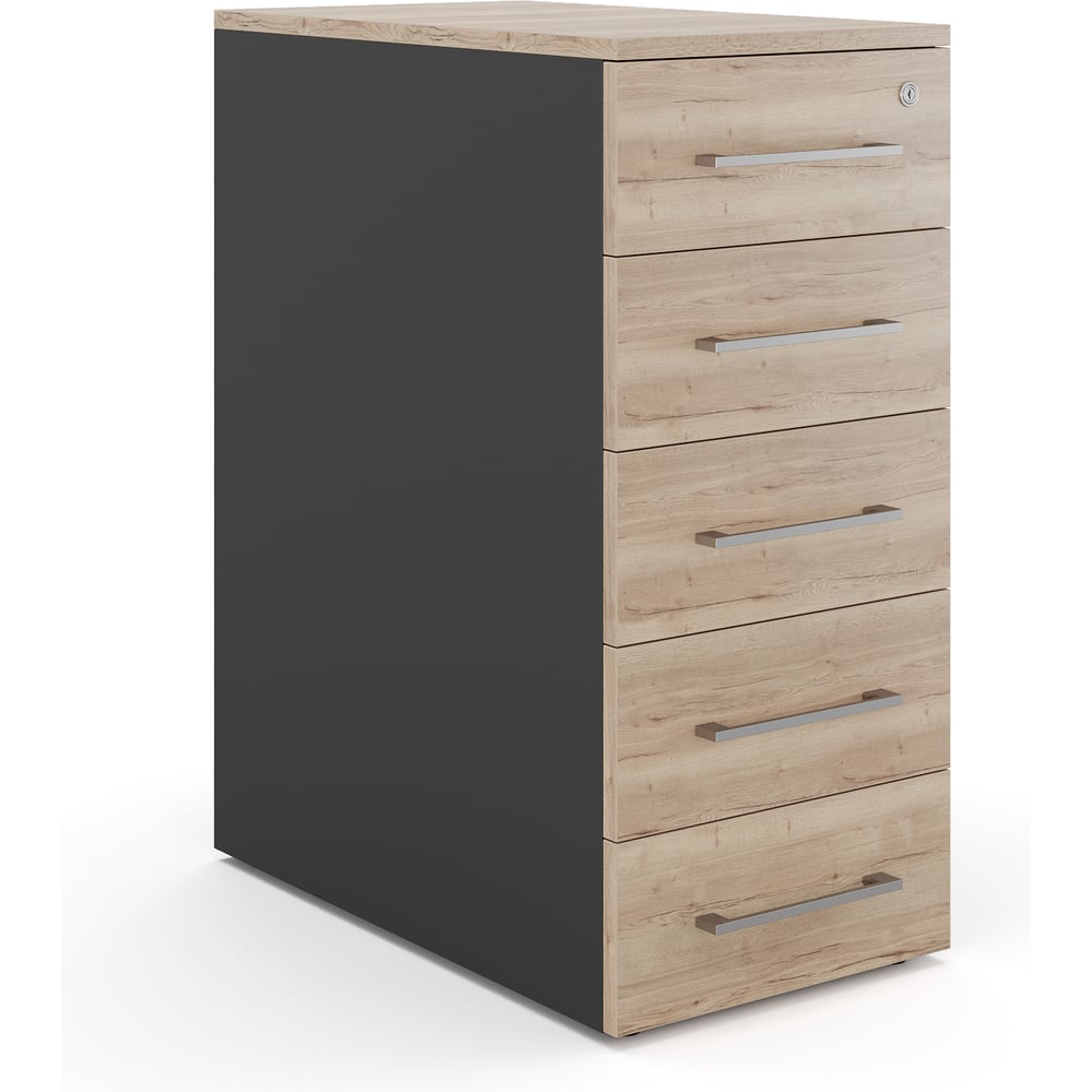 Изображение товара Тумба приставная Kobor TS5-40/80 black/natural 220681 Изображение товара Тумба приставная Kobor TS5-40/80 black/natural 220681