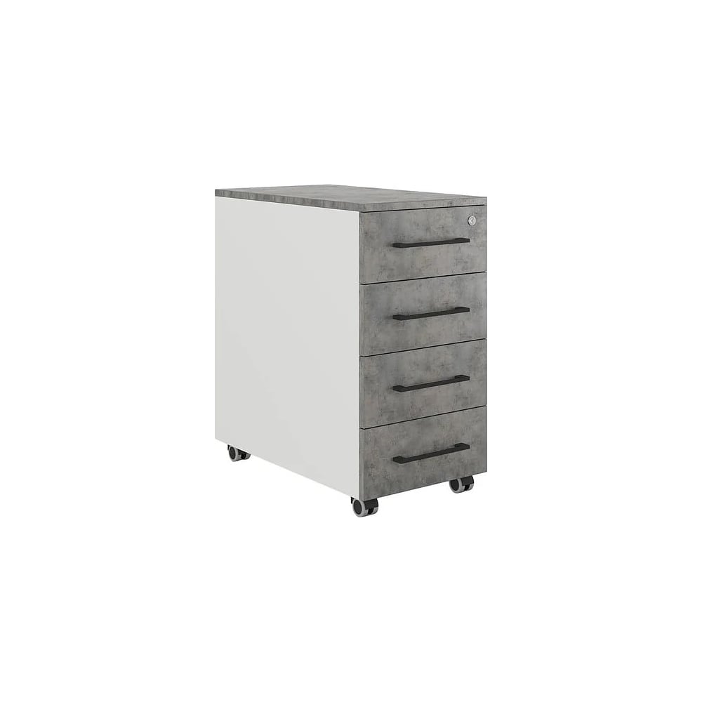 Изображение товара Тумба мобильная Kobor TМ4-40/80 white/chicago 221705 Изображение товара Тумба мобильная Kobor TМ4-40/80 white/chicago 221705