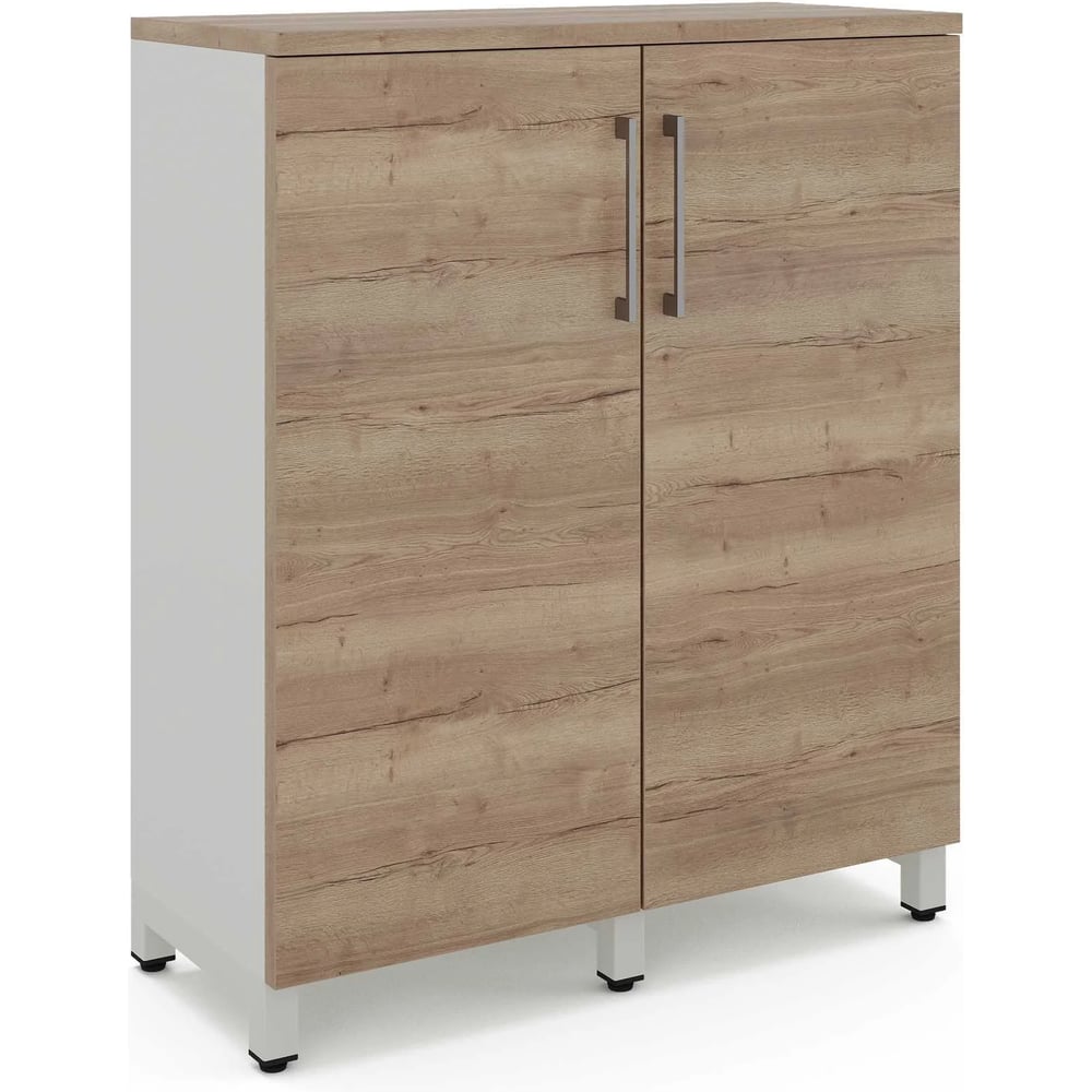 Шкаф распашной Kobor HR/3-90/40/M white/natural 220987