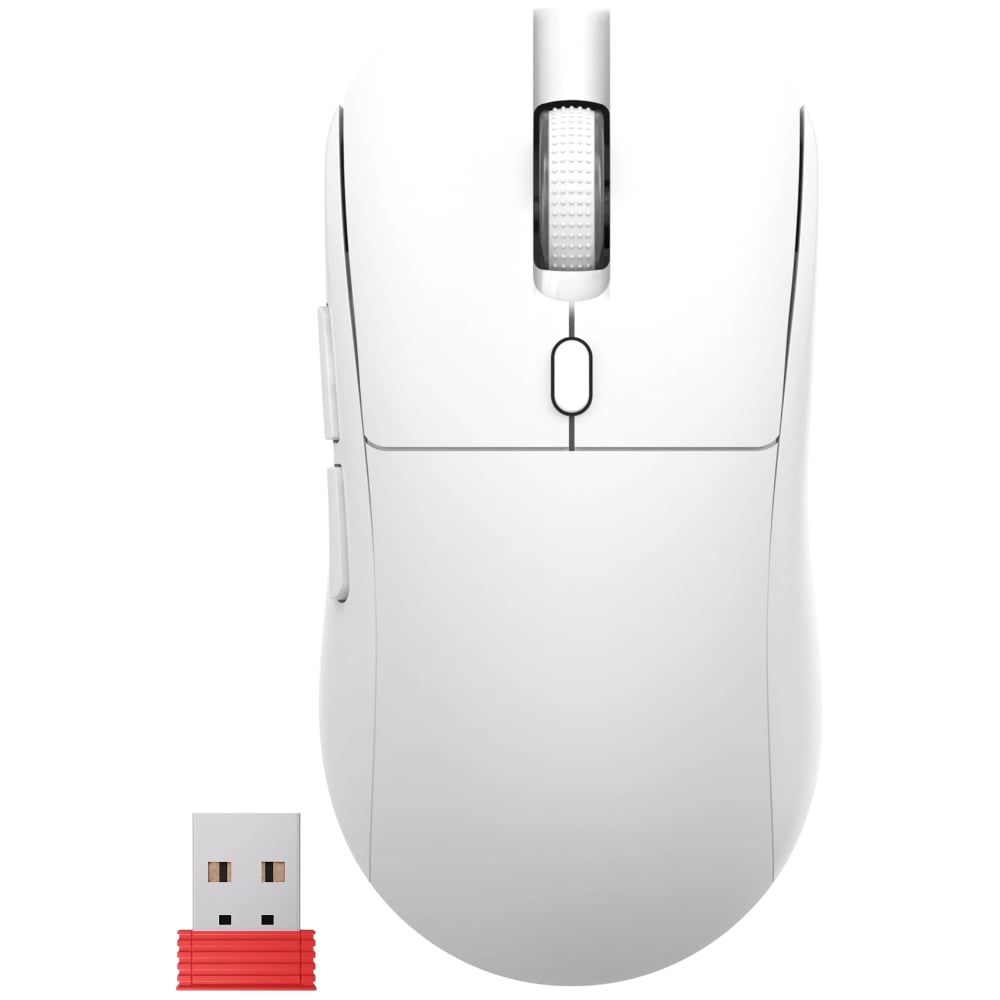 Беспроводная игровая мышь DEFENDER Stone GM-551 белый, 6кн, 7200dpi, 3в1, 400mAh 52554