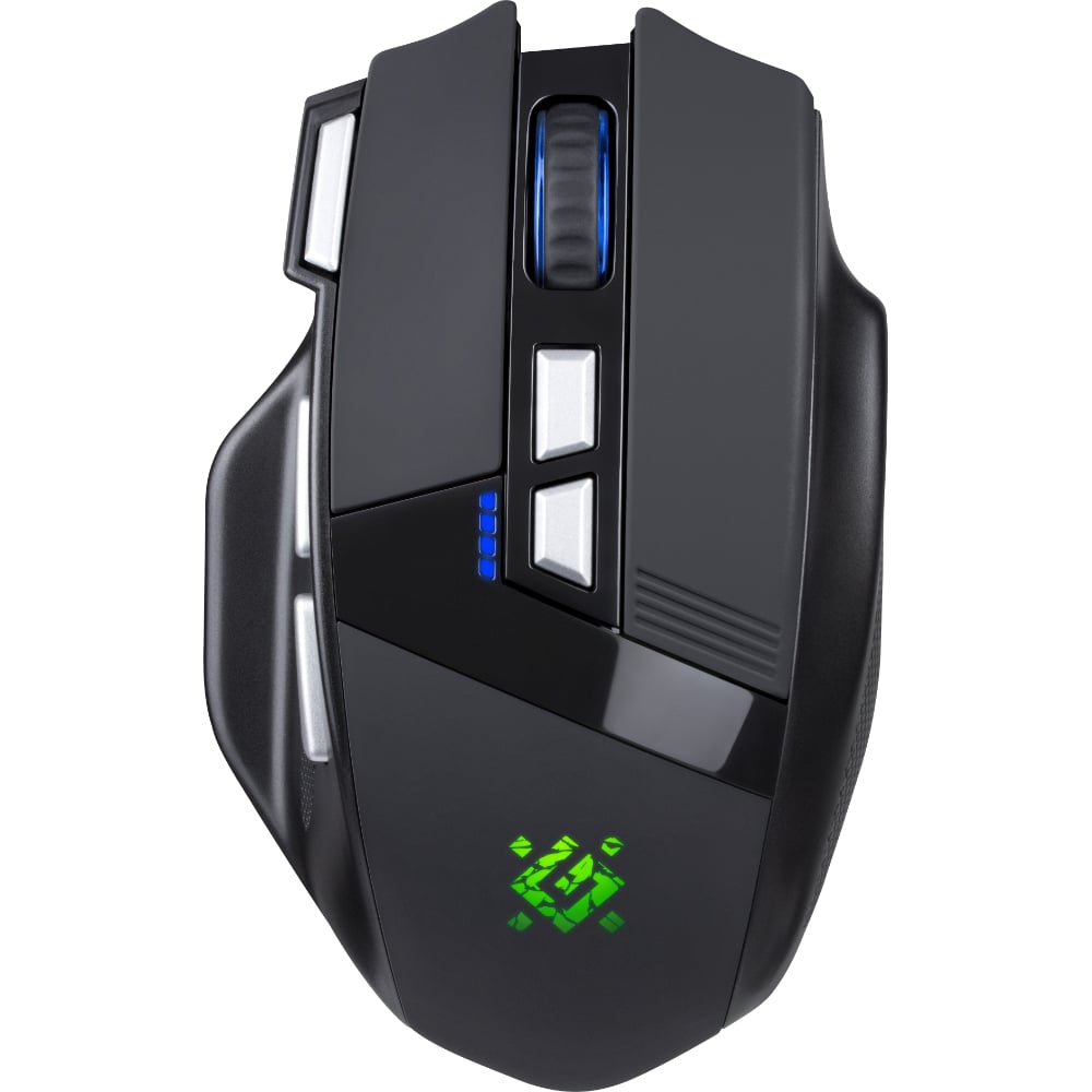 Беспроводная игровая мышь DEFENDER Knight GM-885 черный, 8кнопок, 3200dpi, 400мАч 52885