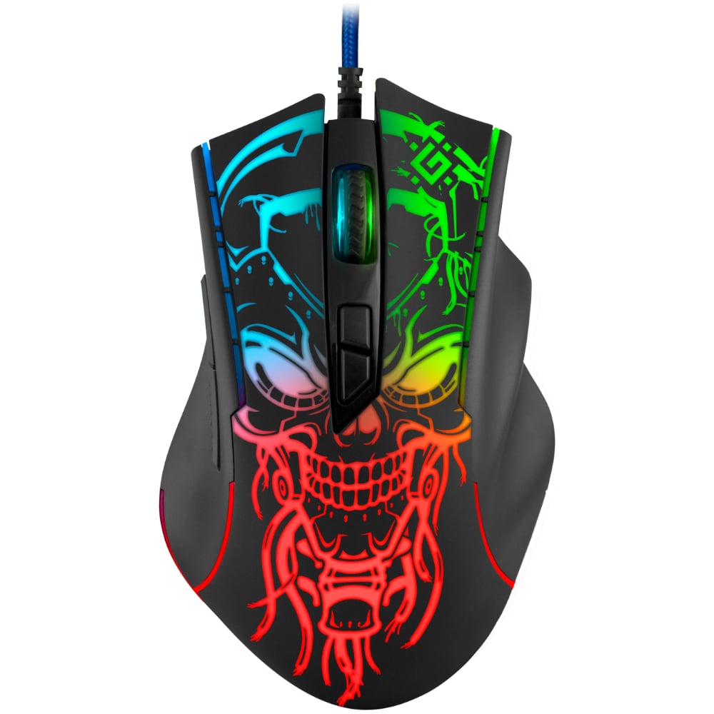 Проводная игровая мышь DEFENDER Bulletstorm GM-928 7 кнопок, 7200dpi 52928
