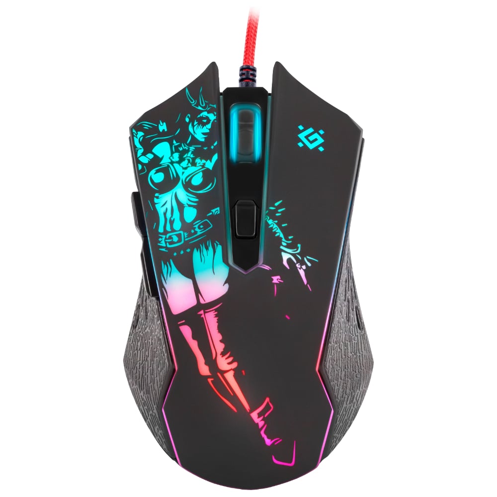 Проводная игровая мышь DEFENDER Sin'Sister GM-933 6 кнопок, 7200dpi 52933