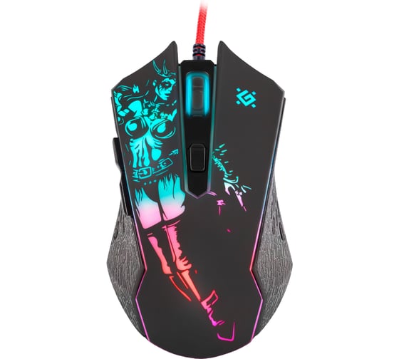 Изображение товара Проводная игровая мышь DEFENDER Sin'Sister GM-933 6 кнопок, 7200dpi 52933