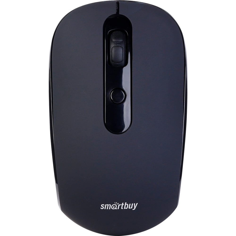 Изображение товара Мышь беспроводная беззвучная Smartbuy серия ONE 262AG черная SBM-262AG-K