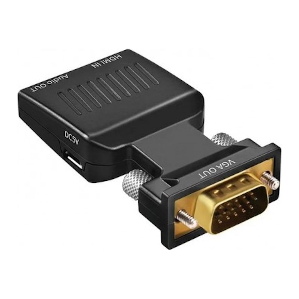 Адаптер KS-is HDMI F в VGA M с аудио KS-425