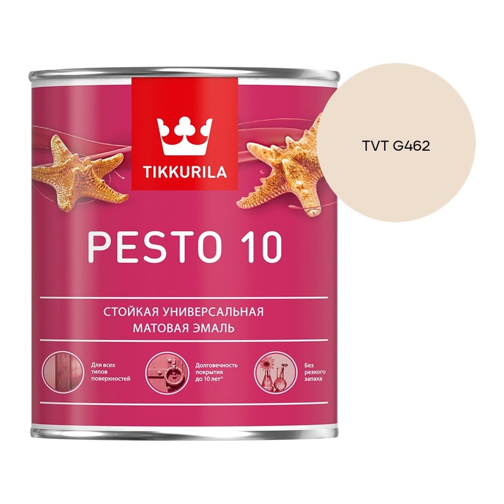 Изображение товара Краска Tikkurila PESTO 10 A матовая 0,9л 700001164_TVT G462