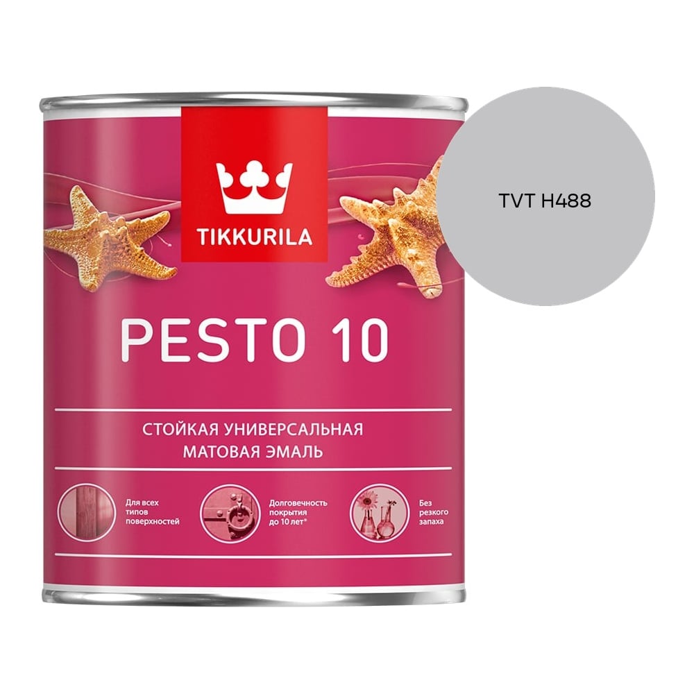 Изображение товара Краска Tikkurila PESTO 10 A матовая 0,9л 700001164_TVT H488