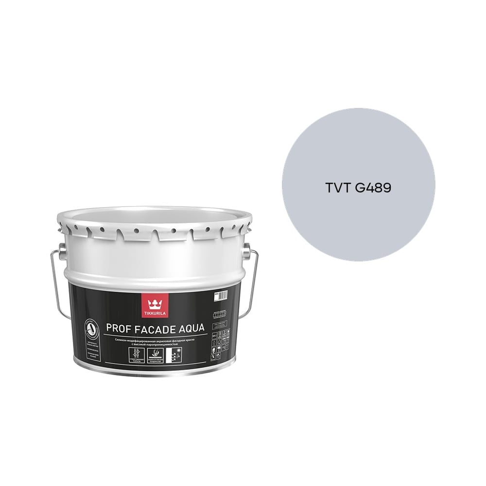 Изображение товара Краска фасадная Tikkurila PROF FACADE AQUA MRA 9л 700001153_TVT G489