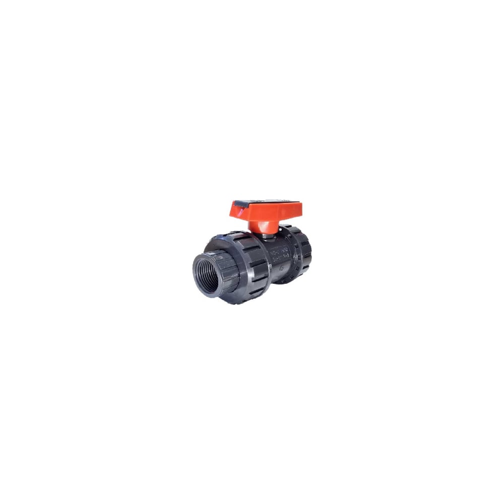 Кран шаровой ПВХ ERA 1, с внутренней резьбой, PTFE/EPDM, Китай UTB01 ХСК0030П