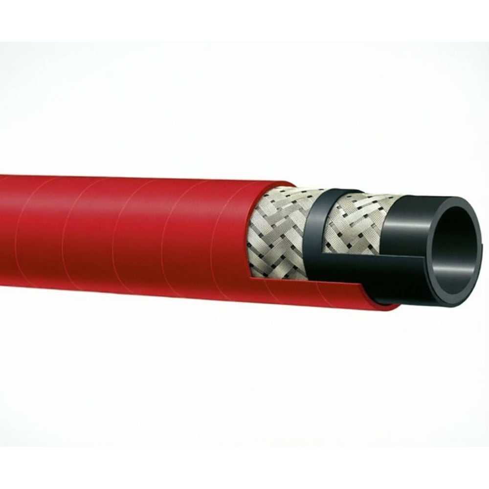 Изображение товара Шланг напорный паровой Русские шланги 17 бар +232C STEAM HOSE d=25 мм (20м) 886159