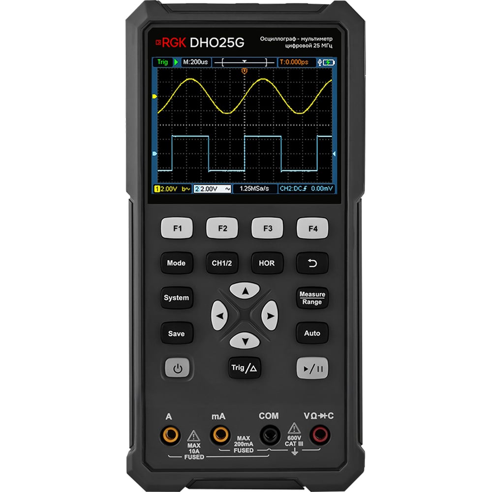 Осциллограф - мультиметр RGK цифровой DHO25G 727588