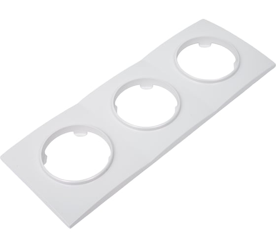 Изображение товара Рамка Bylectrica 3-х местная, серия ПРОВАНС квадрат, ЮЛИГ.735212.500 перламутр