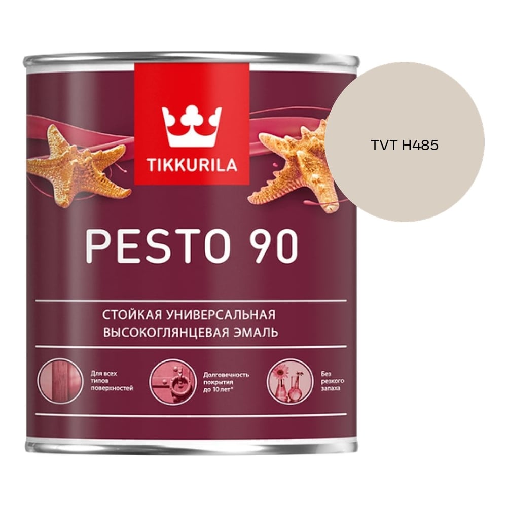 Эмаль Tikkurila PESTO 90 A в/гл 0,9л 700001076_TVT H485