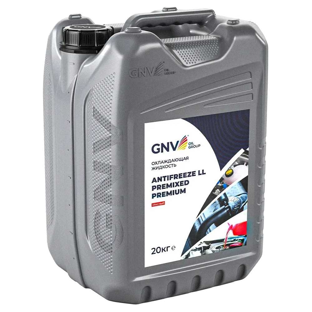 Изображение товара Антифриз GNV Antifreeze LL Premixed Premium G12+ OAT, красный, -40°C, 20 кг RG101751501118P