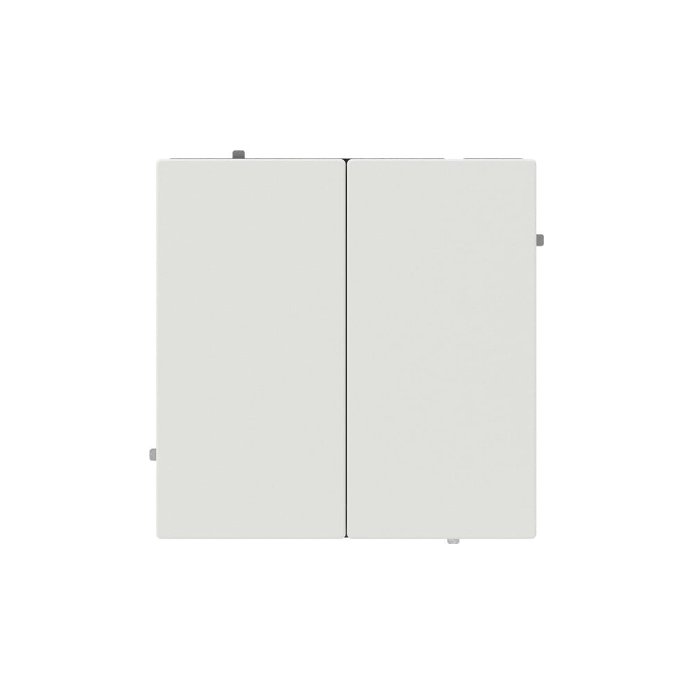 Кнопка двухклавишная в стену DKC KANT белый матовый, 1 шт 7010154DIY