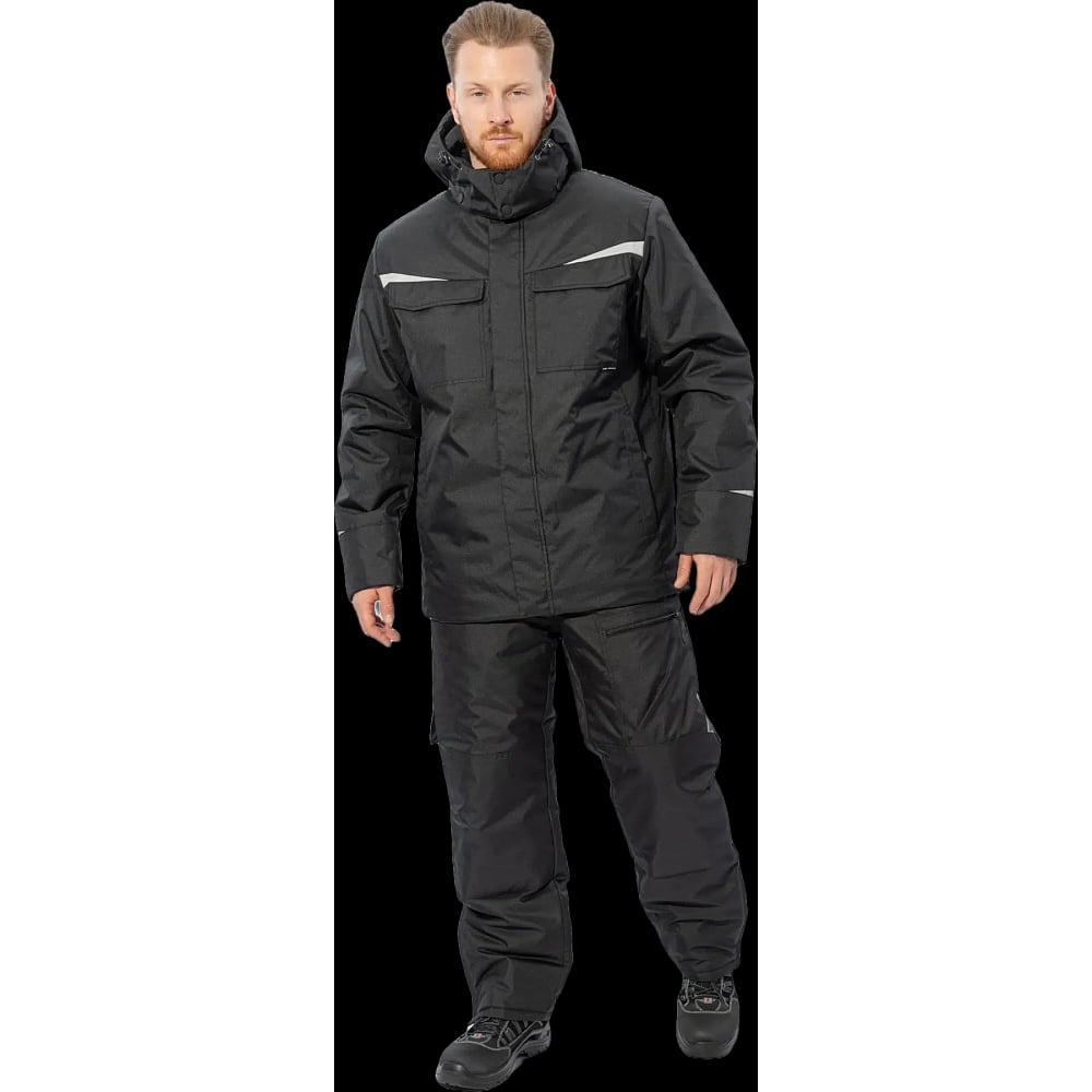 Изображение товара Зимний рабочий костюм Brodeks KW 603, черный, XXL KW603BLACK2XL Изображение товара Зимний рабочий костюм Brodeks KW 603, черный, XXL KW603BLACK2XL