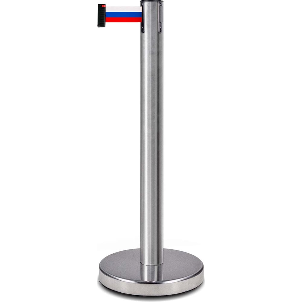 Cтойка с лентой 5 метров RUSBARRIER BSLN-227625 tricolor